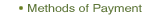 Method of Payment